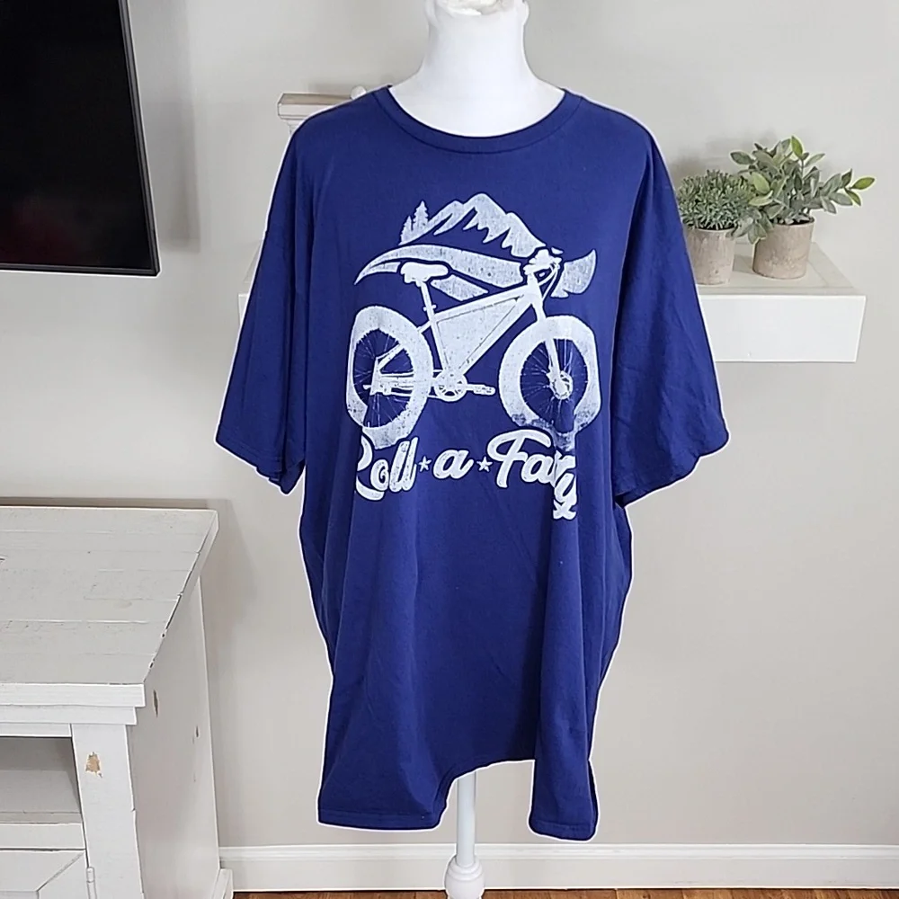 Port & Company Roll A Fatty Bicycle Tee Unisex